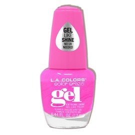 L.A. COLORS Pink Please Gel Polish, Pink Pie CNL646