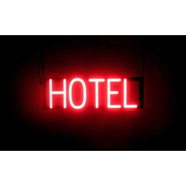 SpellBrite Ultra-Bright Hotel Neon-LED Sign (Neon look, LED performance)