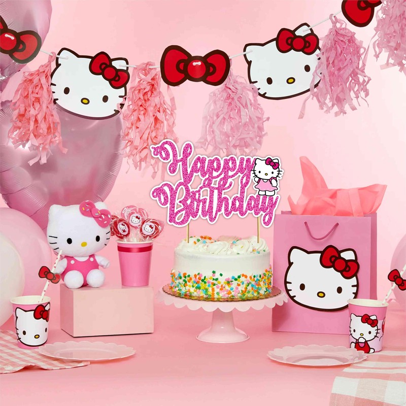 Hello Kity - Decoración para tartas de cumpleaños
