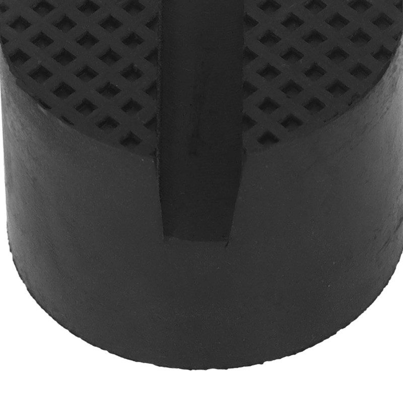 2Pcs Rubber Jack Pad Slotted Adapter Trolley Vehicle Lift Axle