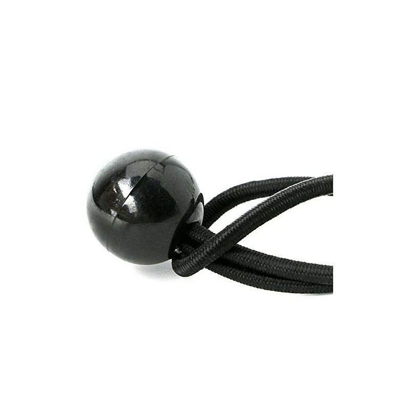 10 in Heavy Duty Elastic Black Ball Bungees Tarp -