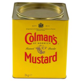 Colman's Double Superfine Mustard Powder, 4 Pound 6 Ounce Tin