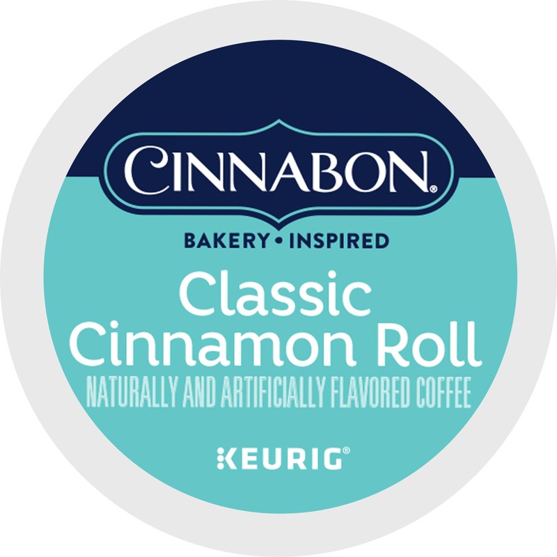 Cinnabon Classic Cinnamon Roll Keurig Single-Serve K-Cup Pods, Light Roast