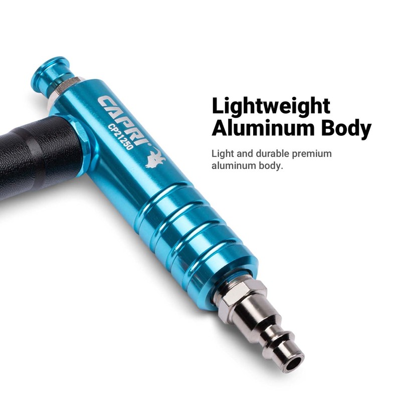 Capri Tools Sandstorm Air Blow Gun with High-Velocity Whirlwind Nozzle