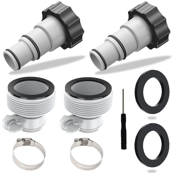 Hose adapter for pump, pool hose adapter set, pool hose