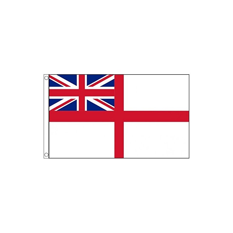 White Ensign Royal Navy 5'x3' (150cm x 90cm) Flag