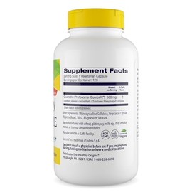 Healthy Origins Fitosoma de Quercetina (Quercefit) 500 Mg, Apoyo Inmunológico, Apoyo Respiratorio, Vegano, sin OMG, 120 Cápsulas Vegetales