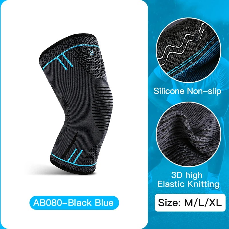 Compression Knee Sleeve for Sports Support – Breathable Anti-Slip Knee
