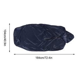 AYNEFY - Funda impermeable para silla de ruedas, capa de lluvia para silla de ruedas, impermeable, suave para silla de ruedas, Azul, Large