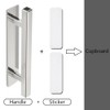 Self-Stick Push Pull Helper,10 Pack ABS Plastic Cabinet Drawer Handles