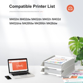 v4ink 2PK Compatible 26A Toner Cartridge Replacement for HP 26A CF226A Toner Cartridge Black Ink for HP Pro M402n M402dn M402dne M402dw MFP M426fdw M426fdn M426dw M402 M426 Printer New Version