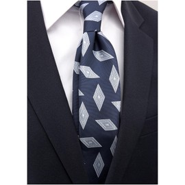 [Real Color] Formal Necktie, Business, Regular Size, Washable, 3.0 inches (7.5 cm) Width, T105-004-02
