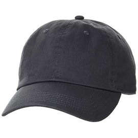 New Hattan 1400 Washed Baseball Cap, charcoal