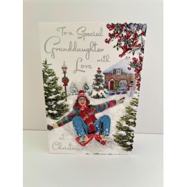 Jonny Javelin Special Granddaughter Love At Christmas Card Sledging