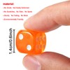 MXJFYY Pack of 100 Hexagonal Dice, D6 Dice, 10 Colours,