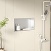 Bernkot Stainless Steel Shower Niche 24" X 12" Brushed No