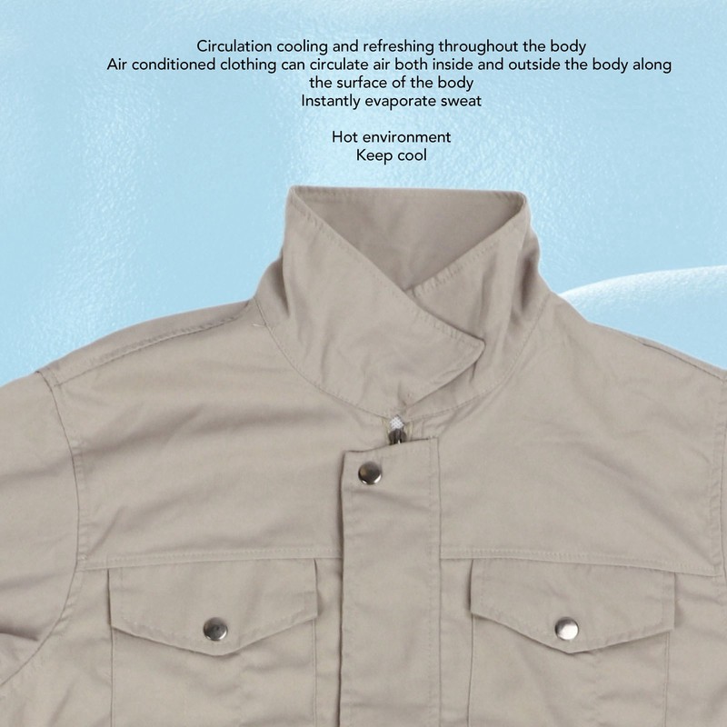 Cooling Air Conditioning Clothes USB Fan Equipped Cooling Jacket for