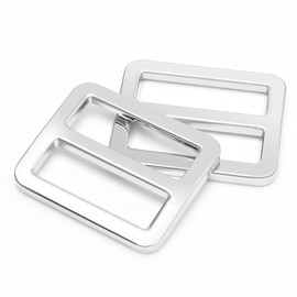 CooBigo 24Pcs 1" Adjustable Buckles Metal Slider Buckles Tri-Glide Slide Strap Adjuster for Shoulder Bag Handbag Dog Collar Backpack Hardware Making