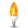 Flame Effect Chandelier LED Fire Candle Light Bulb Flaming Flicker