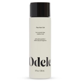 Odele Flex Hair Gel, Flexible Hold Styling Gel with Plant Proteins for All Hair Types + Textures, 8 Fl Oz