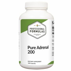 PROFESSIONAL FORMULAS Pure Adrenal 200 Best NEW ZEALAND GLANDULAR 180 Capsules Professional Formulas
