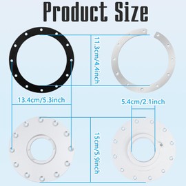 Billet Aluminum Easy Fill Fuel Cell Cap with 12 Hole Cell Bung and Rubber Gasket Sliver