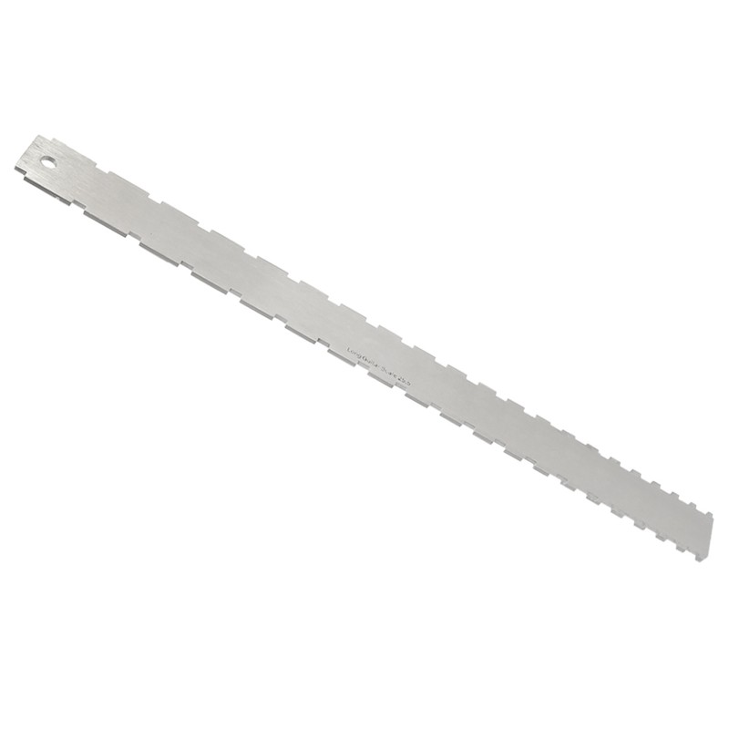 Electric Guitar Neck Fretboard Notched Straight Edge and Fret Rocker