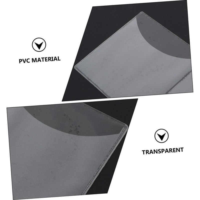 Ciieeo 5Pcs Clear Static Cling Windshield Film for Car Easy