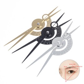 Acero Inoxidable Relación Dorada Microblading Maquillaje Permanente Mapeo Ceja Medida Herramienta Posición Ceja Divisor Regla