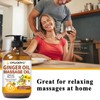 2 Pack Ginger Oil Lymphatic Drainage Massage,Belly Drainage Ginger Oil-Warming