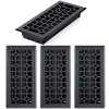 Zonon 4 Pcs Floor Vent Cover 4 x 10 Inch