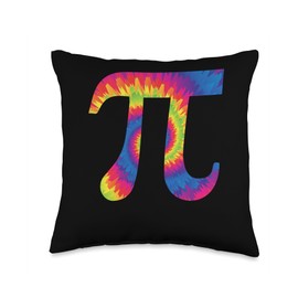 Atom Pi Math Science STEM 3.14 Pi Day Teacher Novelty Funny Throw Pillow, 16x16, Multicolor