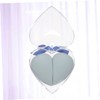 Baluue 2pcs Heart Shape Makeup Eggs Dry/wet Beauty Sponges Soft