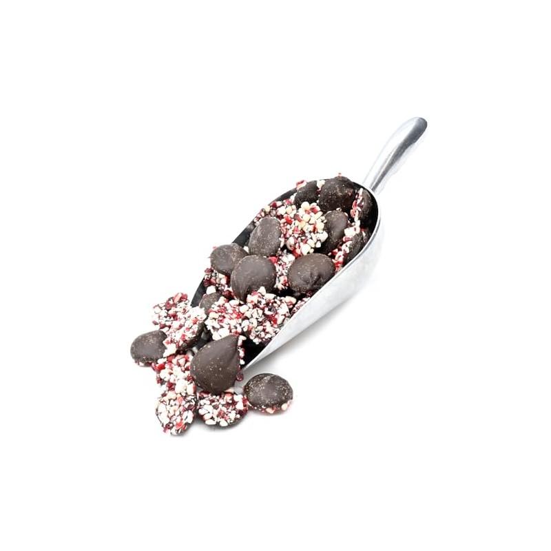 Candy Retailer Dark Chocolate Peppermint Crunch Drops 1 Lb