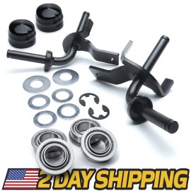 HD Switch Steering Spindle, Wheel Bearing Kit for Husqvarna LGT2654 LGT48DXL LGT54DXL