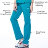 Dagacci - Conjunto médico de uniforme médico para mujer, elástico