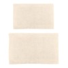 Lavish Home Bathroom Rugs - 2-Piece 2500GSM Cotton Bath Mat