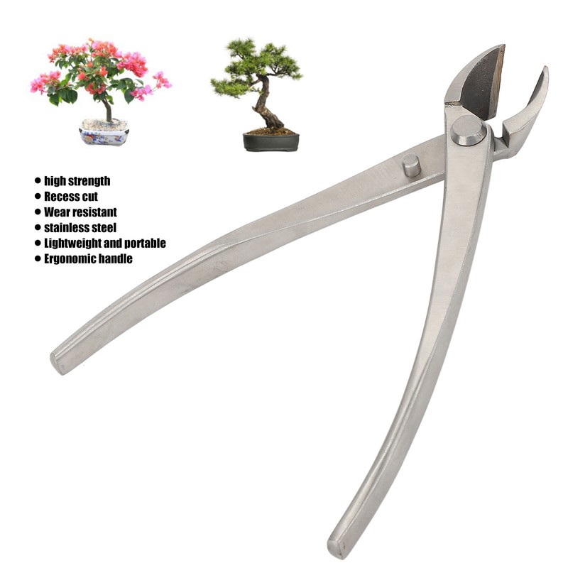 Bonsai Scissors 165mm Stainless Steel Scissors with Ergonomic Handle for