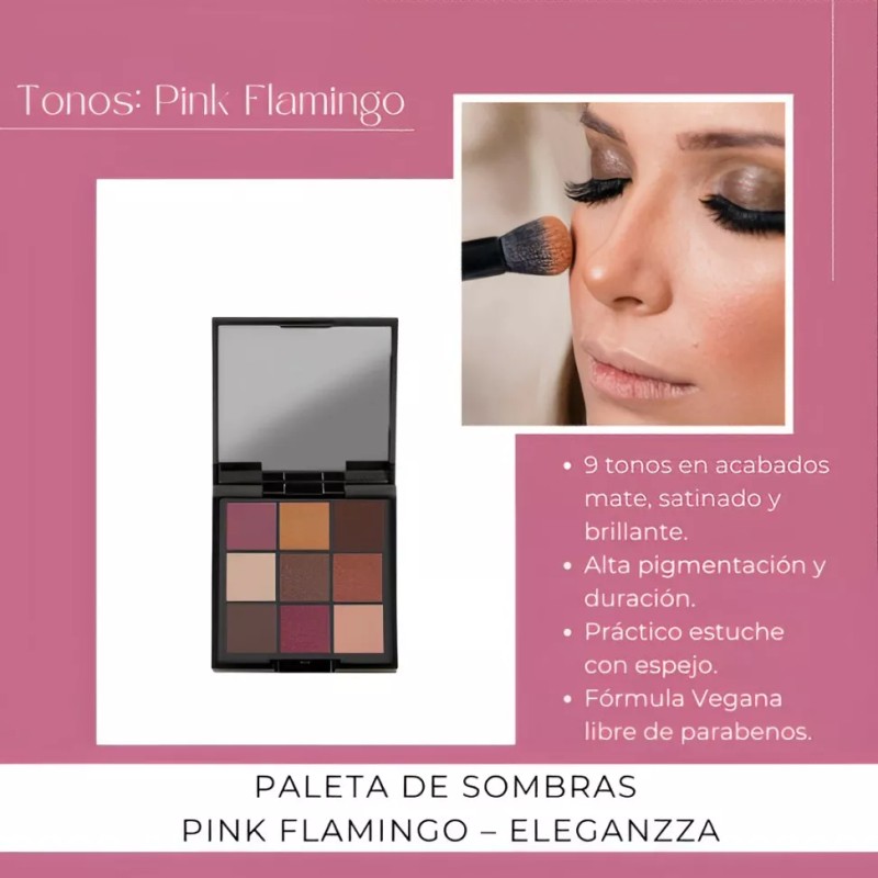 Zermat Paleta De Sombras Zermat Eleganzza Flamingo Fantasy