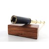 Old Modern Handicrafts ND024 Handheld Telescope with Leather in Wood