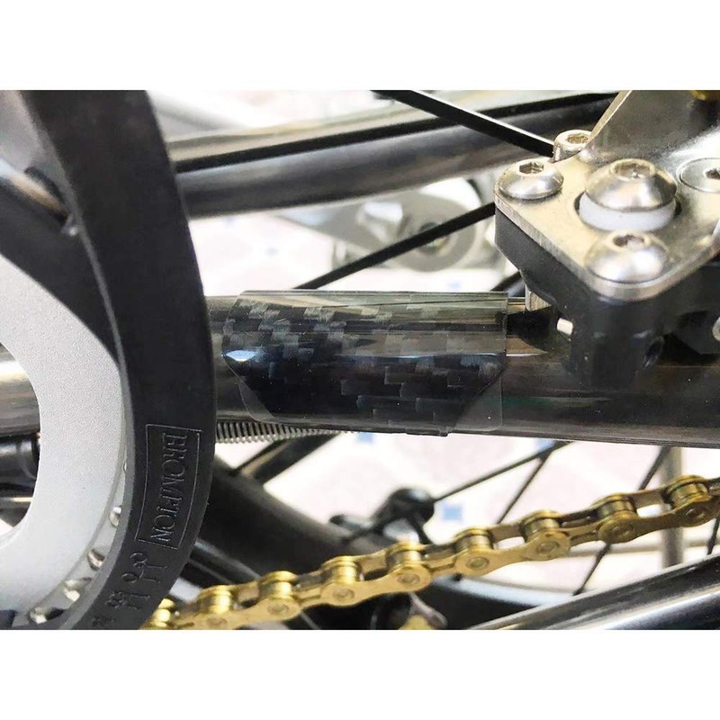 Trigo Rear Frame Carbon Protector for Brompton,Guard Back Fork Carbon