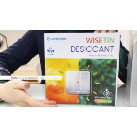 Wisesorb 2P 500g Portable Indicating Silica Gel Desiccant Canister, Gun Safe Dehumidifier