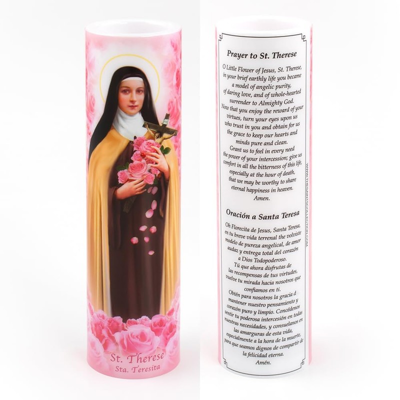 St. Therese LED Candle