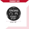 Hihaha Carbon Fiber Pattern Engine Start Button Cover Trim for