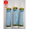 137616 BOSS® 315 100% RTV Professional Silicone Weatherproof Rubber Adhesive