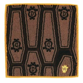 JoJo's Bizarre Adventure 001019-0001-01 Stardust Crusaders Towel Handkerchief DIO Coffin (Brown) 0 FALSE Towel, Hand Towel, Approx. 9.8 inches (25 cm)