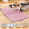 Petinstinct Jumbo Cat Litter Mat, 46x26 Inches Double Layer Honeycomb