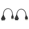 2PCS 6 Pin OBD‑OBD2 Motorcycle Diagnostic Scanner Cable Replacement for