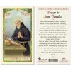 Prayer to Saint Benedict Laminated Prayer Cards - Pack of 25