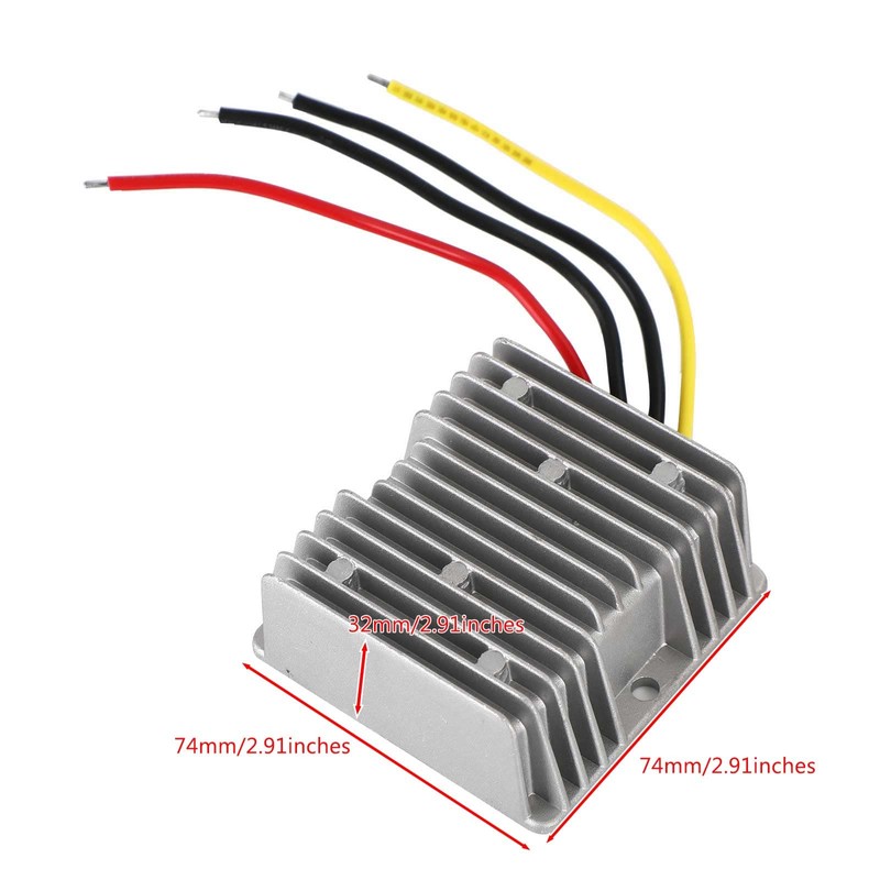 Artudatech Waterproof DC/DC Converter Regulator 12V Step Up to 13.8V